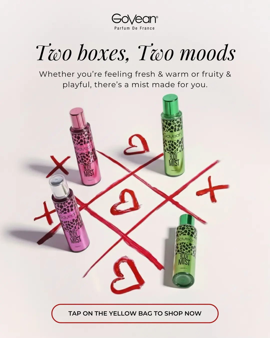 GoVean’s body mists have it all bottled up.